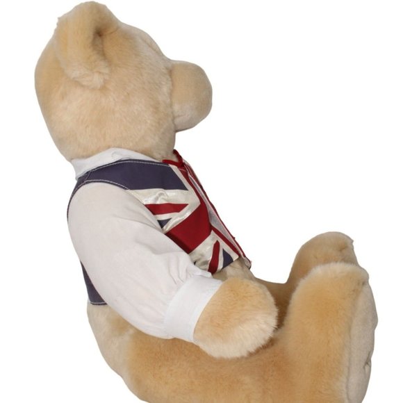 HARRODS 2012 The Annual Bear Jointed Stuffed 18" Plush John Henry Dickin Doll - Picture 7 of 9